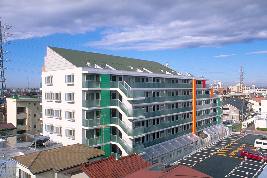 construction d'un immeuble de 50 appartements, Ichikawa en région de Tokyo