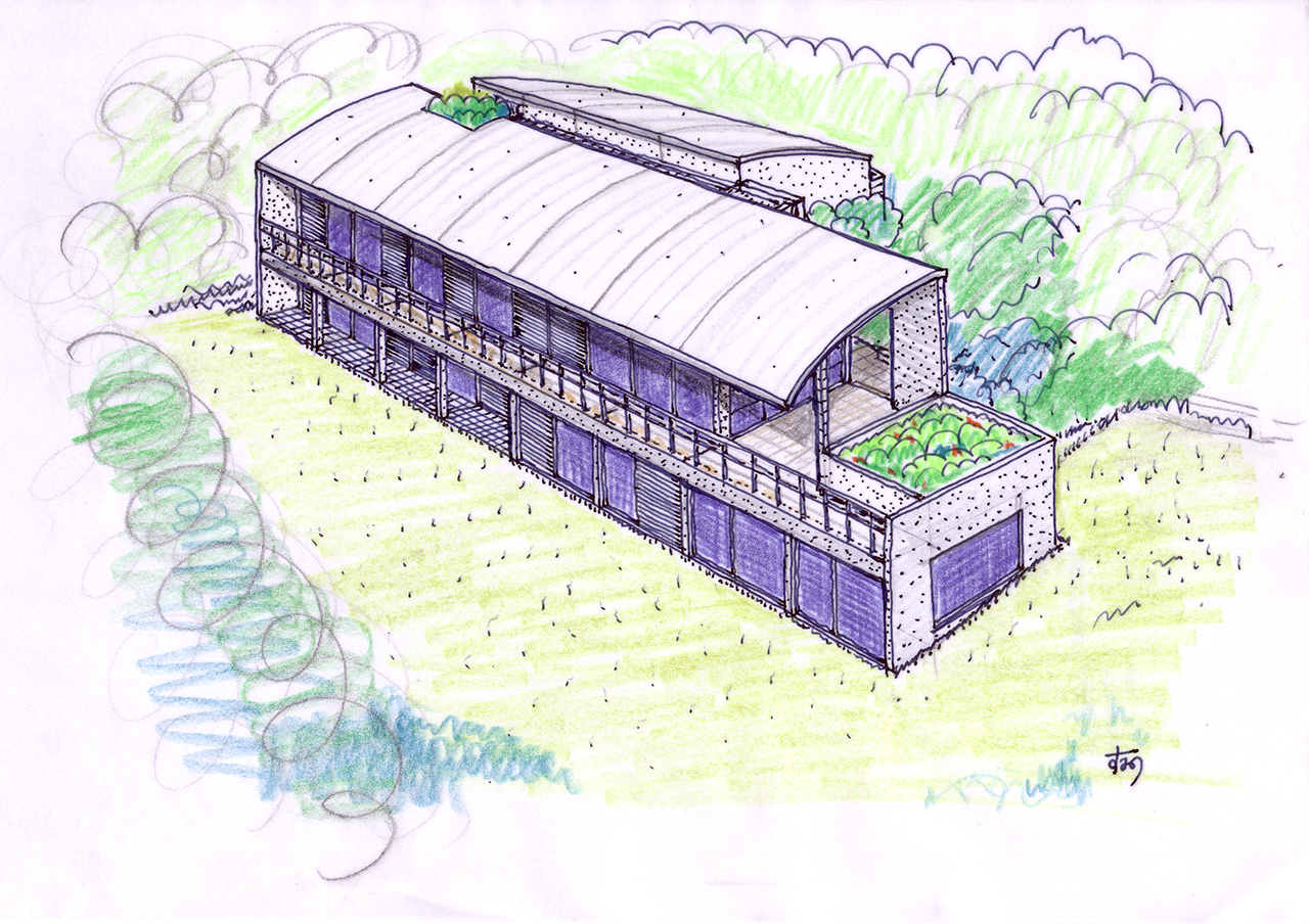 Construction d'une maison d'habitation avec bureau, Le Conquet